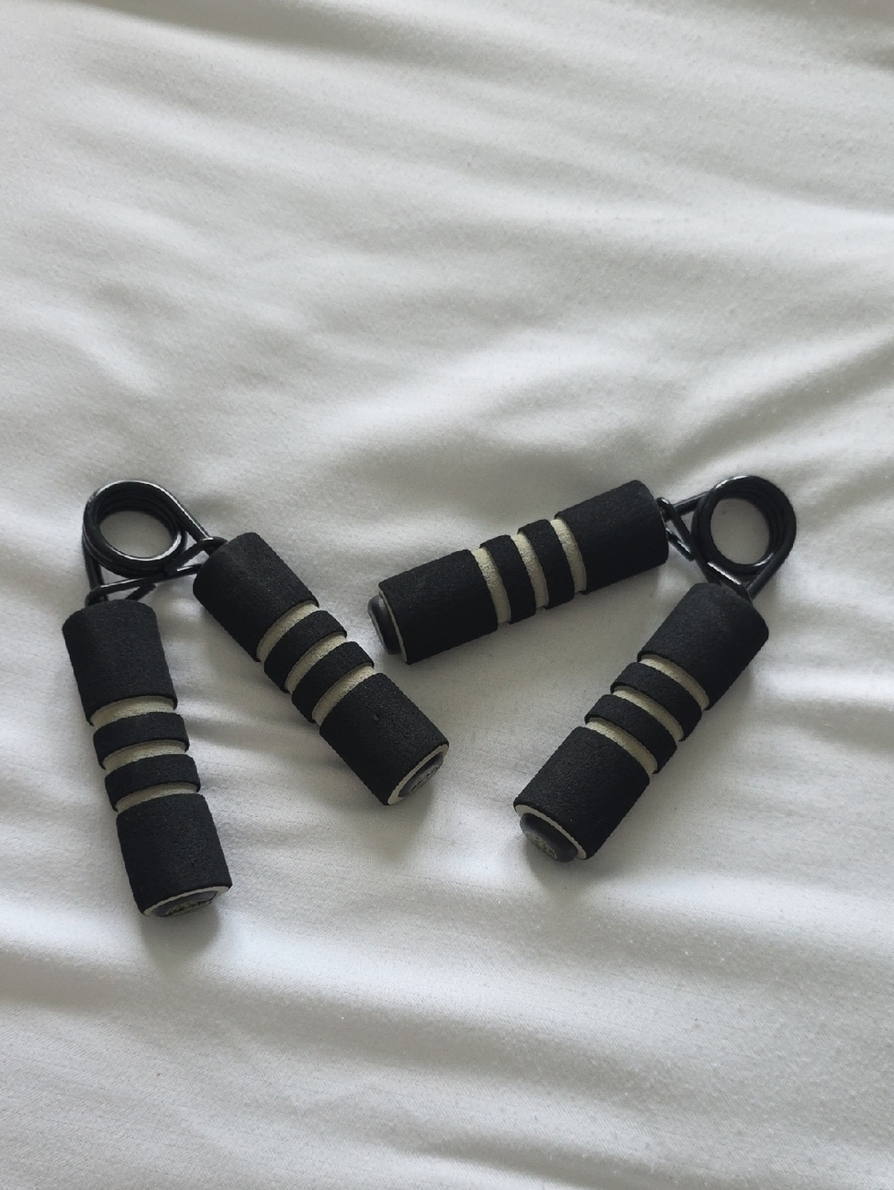 Hand Grip Strengtheners - Black Foam Pair
